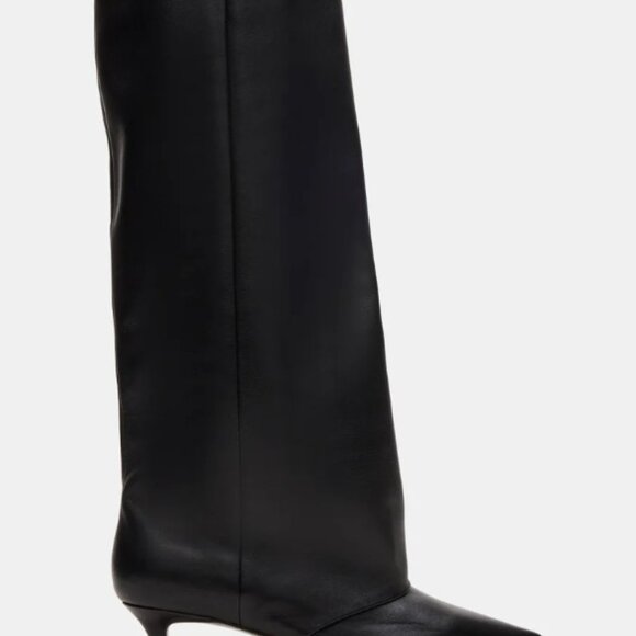 Luca Black Leather High Boot - Steve Madden - Picture 3 of 4